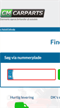 Mobile Screenshot of cm-carparts.dk